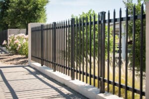Iron fence